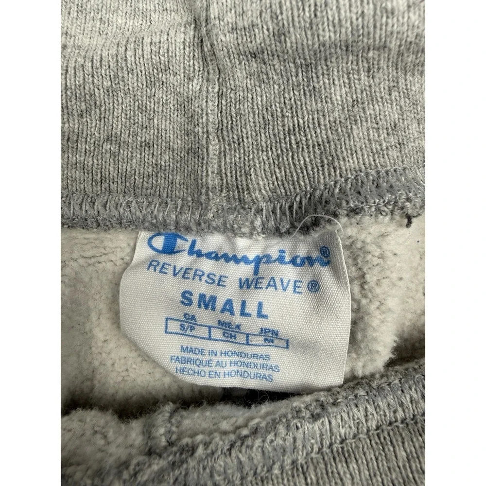 Champion Sweatpants Men Small Gray Athletic Reverse Weave Drawstring Joggers